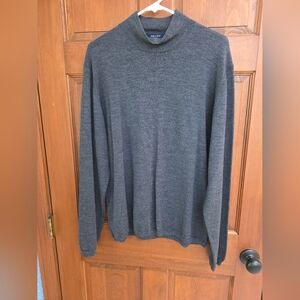 Brooks Men's Charcoal Turtleneck Sweater